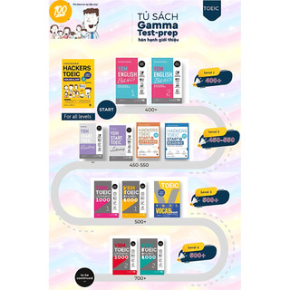 Combo Sách Hackers TOEIC: Hackers Toeic Start Listening + Hackers Toeic Start Reading