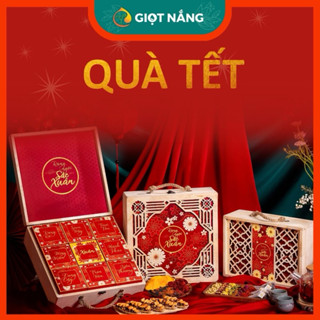 Set Quà Tết Truyền Thống Mộc Mạc Gần Gũi Các Loại Hạt Sấy Khô từ Nông Sản Giọt Nắng