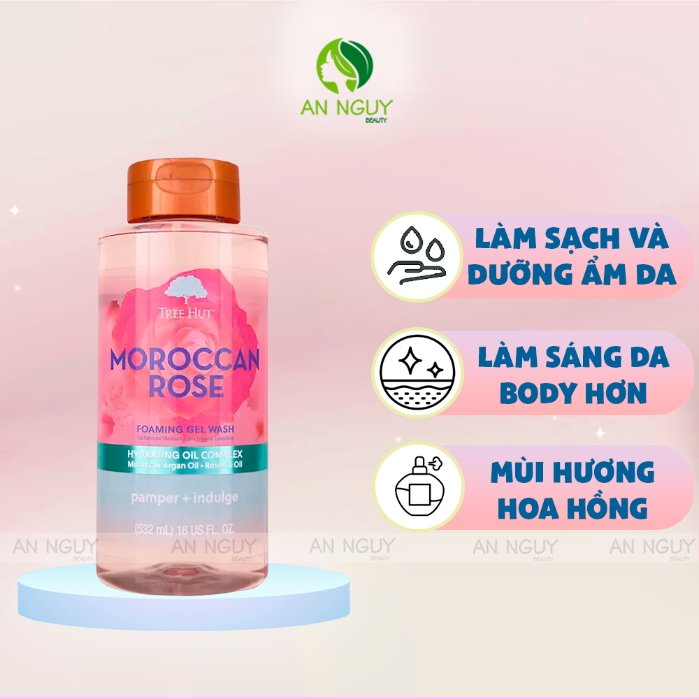 Gel Tắm Tree Hut Foaming Gel Wash