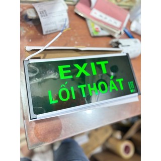 HỎA TỐC HCM-  Đèn exit 2 mặt CHỮ EXIT LỐI THOÁT- ĐIỆN 220V