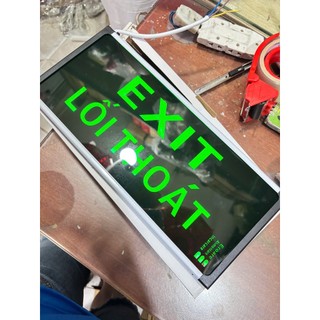 HỎA TỐC HCM-  Đèn exit 2 mặt CHỮ EXIT LỐI THOÁT- ĐIỆN 220V