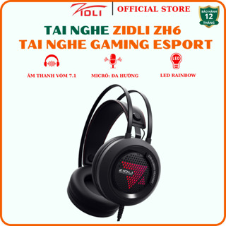 Tai Nghe Chơi Game Zidli ZH6 Có Mic, Led 7màu / Jack 3.5mm No Box- Hàng Chính Hãng