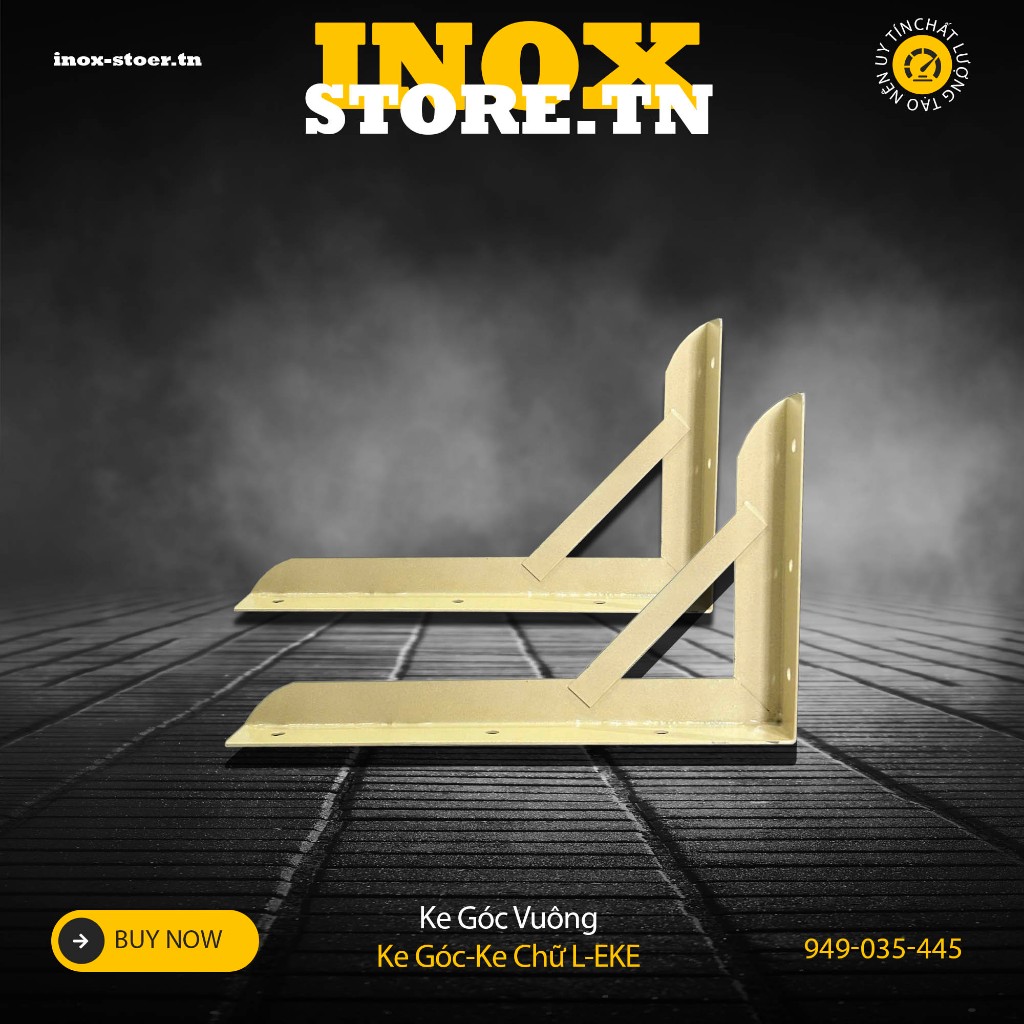 ( 1 Cặp 2 Cái ) giá đỡ bắt tường L , Eke sắt, kệ V