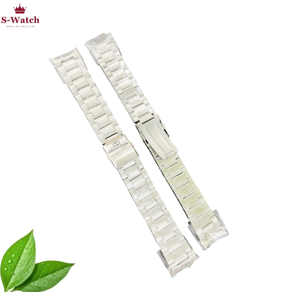 Dây đồng hồ kim loại thép không gỉ cao cấp logo ORIENT Star , ORIENT size 22mm TẶNG ĐỒ THAY (77lg) D