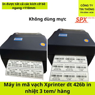  Máy In Nhiệt Mã Vạch 3 Tem Kiotviet Xprinter 426b - In Đơn Hàng TMĐT Dt426b Khổ 100x150mm 