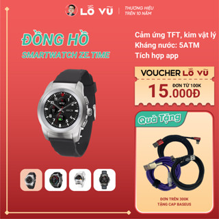 Đồng hồ thông minh ZE.TIME, Smartwatch Có Kim, Pin 30 Ngày, Màn Hình Cảm Ứng, Kháng Nước 5ATM