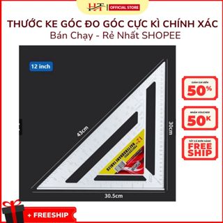 Thước Ke Góc Vuông - Thước Đo Góc Tam Giác Đo Độ Nghiêng, Độ Dốc Mặt Phẳng Hợp Kim Nhôm