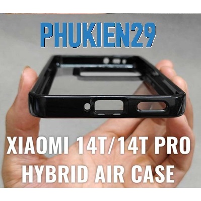 [XIAOMI 14T/ 14T PRO] Ốp lưng chống sốc,chống va đập lưng trong HYBRID AIR CASE