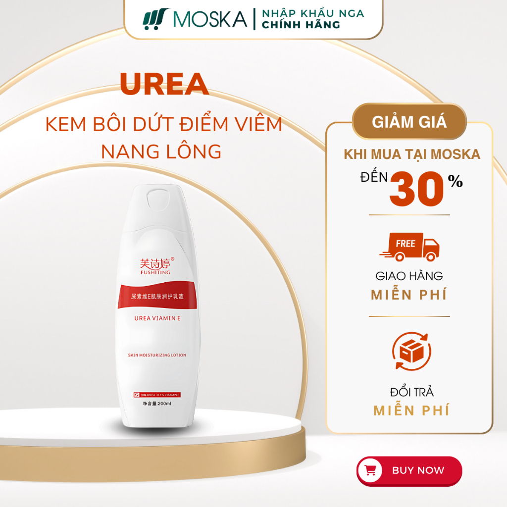 Kem Da Liễu Viêm Nang Lông UERA 200ml, Sạch Lỗ Chân Lông, Loại Bỏ Sừng Nang Lông, Ngăn Ngừa Mụn, Dưỡng Trắng, Da Mềm Mịn