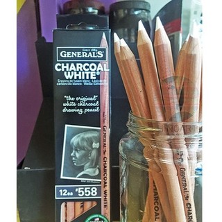 Bút Chì Than Trắng General's Charcoal White #558