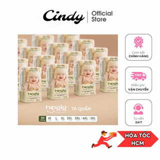 [RẺ VÔ ĐỊCH] 100 Miếng Tã Bỉm Quần HIPGIG Bao Bì Đủ Size M Đến 7XL Cho Bé