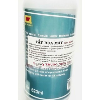 Nước tẩy lốc máy xe chai 620ml