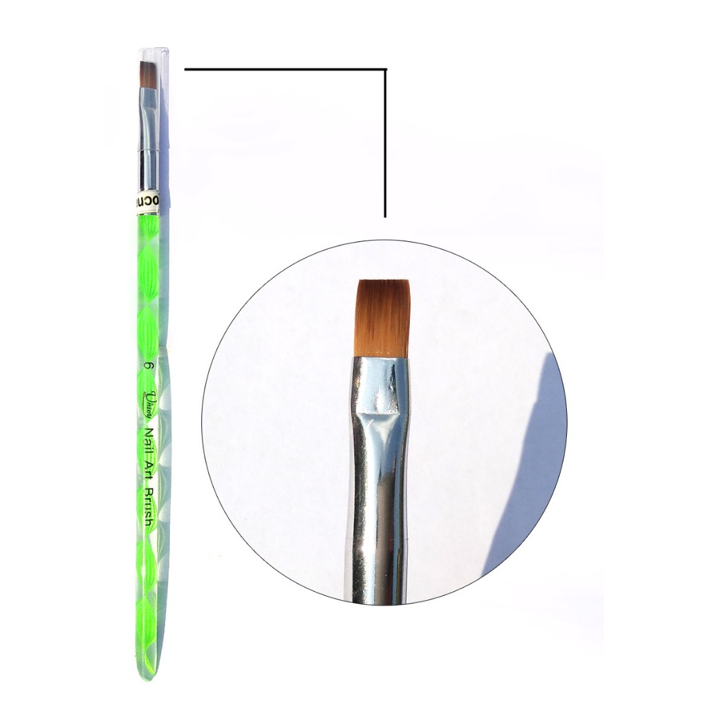 Cọ đắp gel cán xoắn
