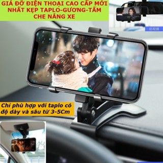 Giá Đỡ Điện Thoại Ô Tô Cao Cấp Xoay 360° – Gắn Taplo, Kính Chắn Gió – Chống Trượt, Dễ Dàng Lắp Đặt