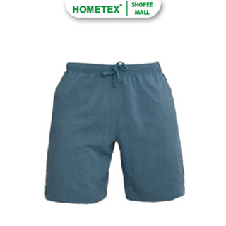Quần Short Đũi Nam HOMETEX lưng thun vải đũi mềm mịn thoáng mát cao cấp chuẩn form ( mẫu mới không logo)