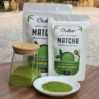  Bột matcha hữu cơ nguyên chất nghiền theo công nghệ Nhật Bản làm bánh - pha chế - làm đẹp 