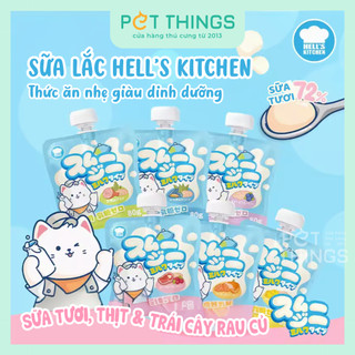 Súp Thưởng Từ Sữa Hell's Kitchen Rainbow Milkshake 80g - Sữa Lắc Cho Mèo
