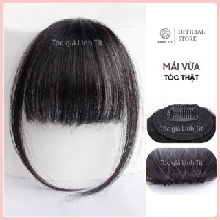 Tóc giả nữ Mái vừa (tóc thật 100%) | Tóc giả Linh Tit