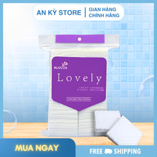 Bông Tẩy Trang Alucos Lovely Túi 210 Miếng Dai Mịn