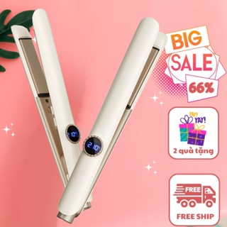 Máy Ép Duỗi Tóc Là Tóc, Máy Uốn Xoăn Tạo Kiểu Tóc Cao Cấp Làm Tóc Màn Hình Led Hiển Thị Nhiệt Độ