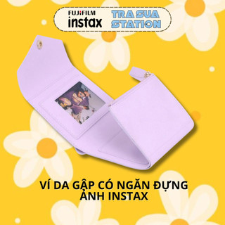 Ví gấp nữ nhiều ngăn, có ngăn đựng ảnh, thẻ ngân hàng bằng da PU