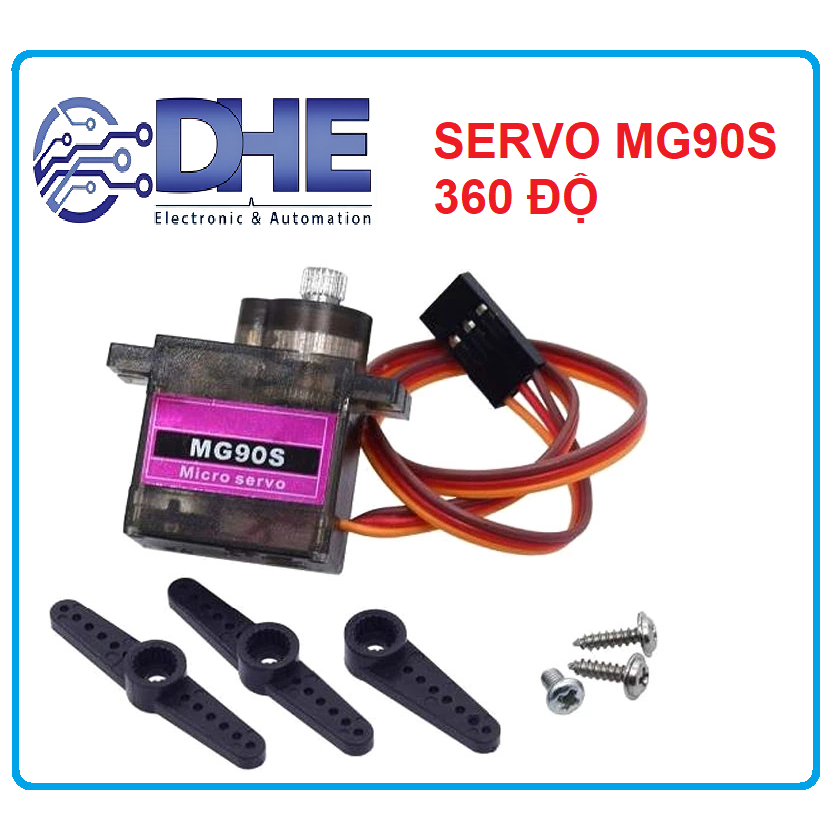 ĐỘNG CƠ RC SERVO MG90S - ĐIỆN ÁP 5V (BẰNG KÍCH THƯỚC VỚI SG90)