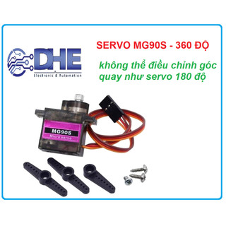 ĐỘNG CƠ RC SERVO MG90S - ĐIỆN ÁP 5V (BẰNG KÍCH THƯỚC VỚI SG90)