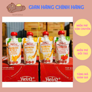 [Date 12/2026] Váng sữa Heinz, váng sữa hoa quả, hoa quả nghiền Heinz Úc cho bé từ 6 tháng