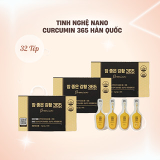 [Combo 3 Hộp] Tinh Nghệ Nano Curcumin 365 Hàn Quốc 32 Tép