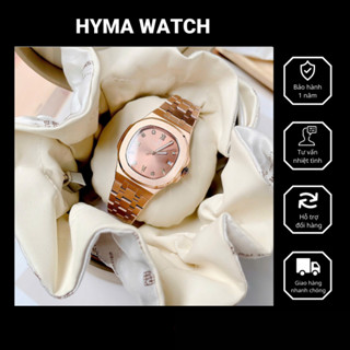 Đồng hồ Nữ cao cấp Carnival 8160L Dây thép mặt vuông đính đá Bảo hành 5 năm Hyma Watch