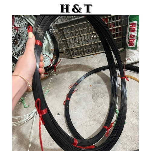 Nan cacbon Màu Đen 1KG nan cáp quang Đen làm diều nan làm lồng chim chào mào, khuyên, họa mi khướu