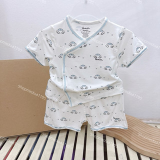 [AVALER] Bộ cài chéo sơ sinh avaler sợi tre