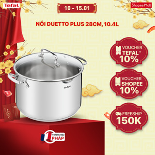 Nồi/ quánh Inox đáy từ Tefal Duetto Plus cao cấp (16cm/18cm/20cm/22cm/24cm/28cm)