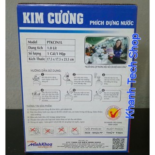 Phích Pha Trà 1 Lít Rạng Đông RD 1055 ST1.E, Chính Hãng,  Phích Pha Trà 1 Lít Kim Cương PTKCIN1L, Giá Tốt