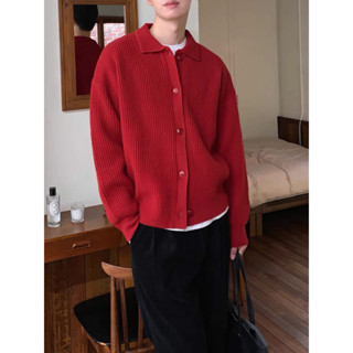 <<Có sẵn>> 016 Áo khoác len tăm tay dài phong cách Hàn quốc dành cho nam đơn giản trẻ trung mùa thu