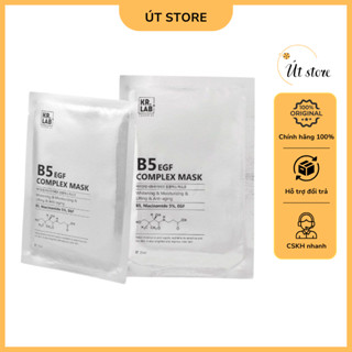 Mặt nạ B5 Kr.Lab+ cấp ẩm phục hồi dưỡng trắng EGF complex Mask B5 niacinamide EGF 25ml