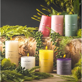  CÓ VIDEO   Hỏa tốc HCM   Nến Thơm Mùi Hoa Nhài Vani Oải Hương Nến Trụ Tròn Decor Châu Âu Không Khói 