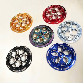 [KÈM ỐC] Ốp quạt gió tròn xoay _ full nhôm CNC cho Vespa, Vario, Vision, Scoopy, SH, AB, Janus, Grande,......