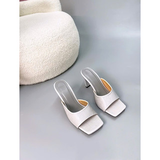 Giày gót vuông (GV3) 5cm-9cm Nâu Tây Yumi xinh xắn hót quanh năm.