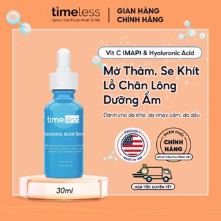 Serum Cấp Ẩm, Dưỡng Trắng Da Timeless Hyaluronic Acid + Vitamin C 30ml