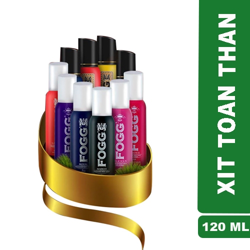 NƯỚC HOA XỊT TOÀN THÂN FOGG ĐỦ MÙI LỰA CHỌN CHO NAM VÀ NỮ 120ML