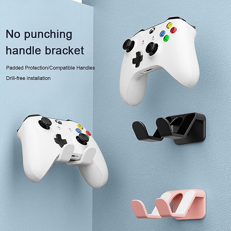 GIÁ TREO TAY CẦM PS5, PS4, Xbox, Switch, Tai Nghe, Móc Treo Dán Tường Cho Gamepad