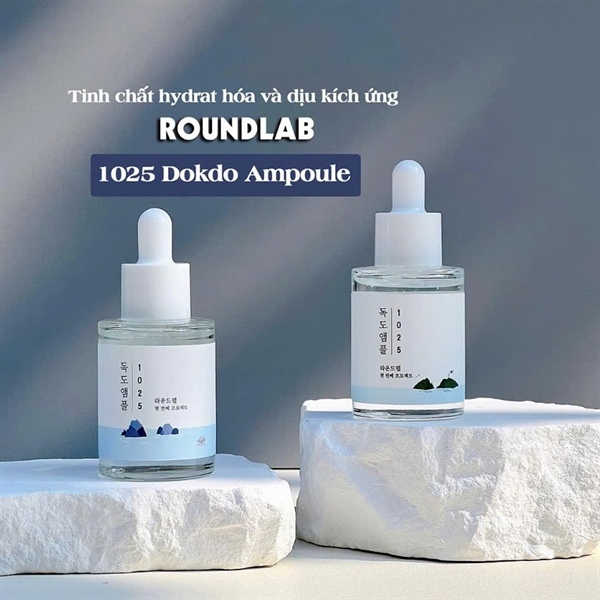 BỘ SERUM KEM DƯỠNG Round Lab Cung Cấp Độ Ẩm, Làm Dịu Da Round Lab 1025 Dokdo