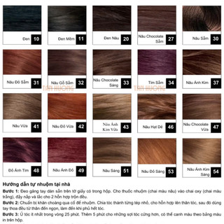 Thuốc Nhuộm Tóc Revlon ColorSilk – Sắc Màu Bền Đẹp, Chăm Sóc Tóc Toàn Diện 27/ 30/ 32/ 33/ 31/ 34/ 37/ 46/ 47/ 48 ...