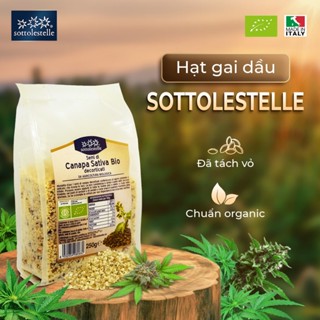 Hạt gai d a u hữu cơ đã tách vỏ Sottolestelle Organic H e m p_Seeds