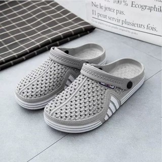 Dép sục nhựa dẻo đi mưa nam có quai hậu bít mũi chống nước, chống trơn trượt MNYS S036 (40-44)