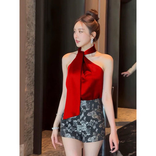 ✅🌼🥉ÁO YẾM LỆCH VAI LỤA SANG VÀ ĐẸP✅🌼