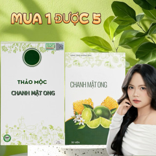 [Best Seller] Thảo Mộc Giảm Cân Chanh Mật Ong,Tặng kèm 30v detox + Trà CL + Bình Nước ( Dây Đo + Cẩm Nang + Đai )