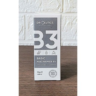 Tinh Chất B3 Basic DrCeutics Niacinamide 8% Cho Da Dầu Mụn (30g)