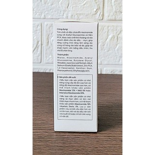 Tinh Chất B3 Basic DrCeutics Niacinamide 8% Cho Da Dầu Mụn (30g)